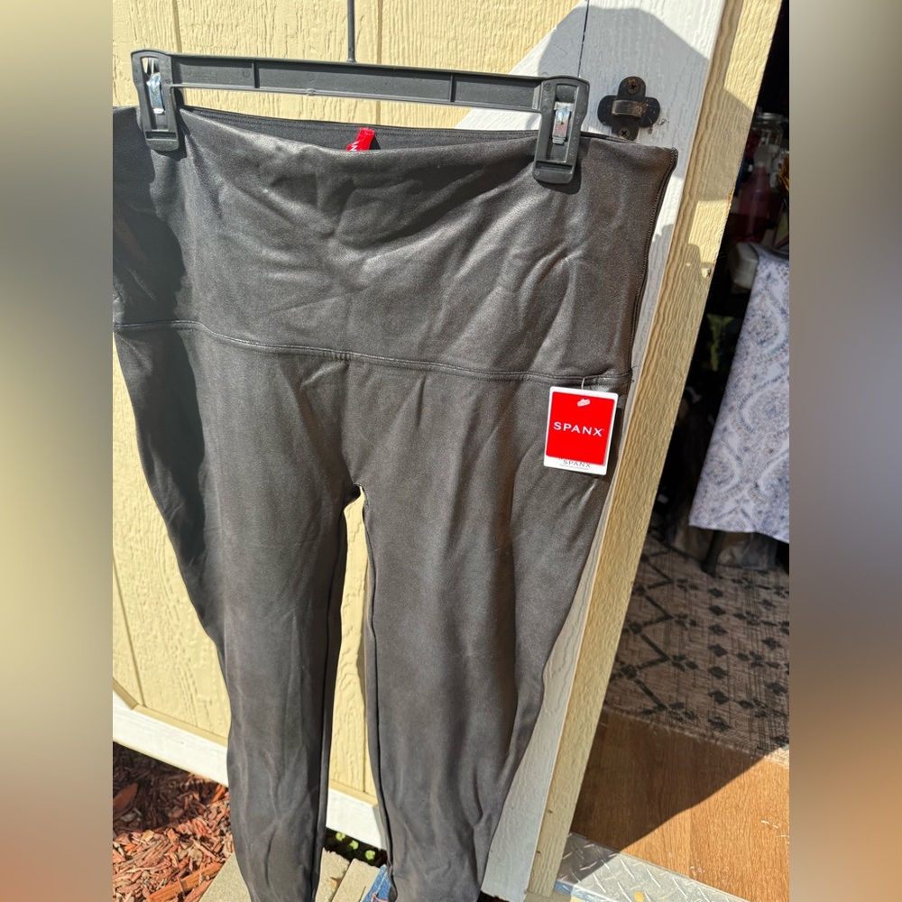 SPANX faux leather leggings